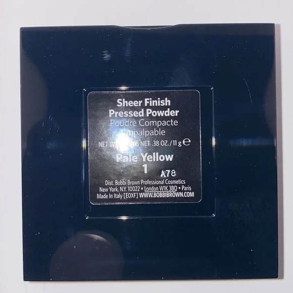 NWT BOBBI BROWN Sheer Finish Pressed Powder in “Pale Yellow” (Factory Sealed) - Picture 6 of 15